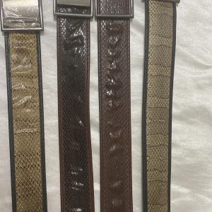 Snakeskin Belts